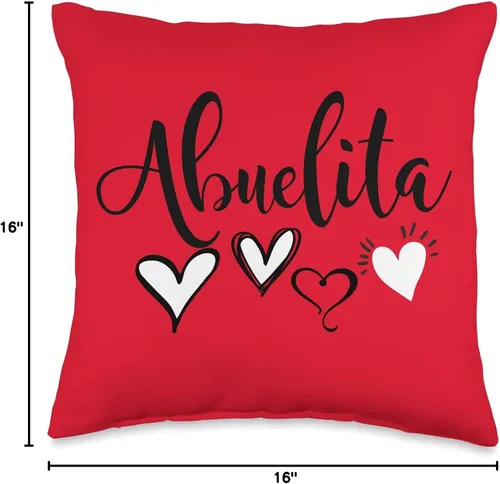 Vista 4 de Southerngal Regalo para la Abuelita Abuelita Latina Española Abuelita Abuelita - Almohada de regalo para la abuela mexicana, 15.7 x 15.7 in