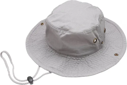 Vista 11 de Sombrero de cubeta para verano, para exteriores, para pescar, de safari, de caza, con correa ajustable
