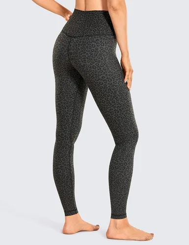 Vista 2 de Leggings Crz Yoga de forro polar, ligero, cepillado, mate, cintura alta, a prueba de sentadillas, 78, pantalones de yoga de 25 pulgadas, para mujer