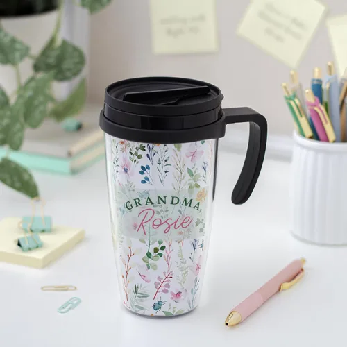 Vista 5 de Thermo-Temp Taza de viaje de 12 oz. Haz tu propia foto