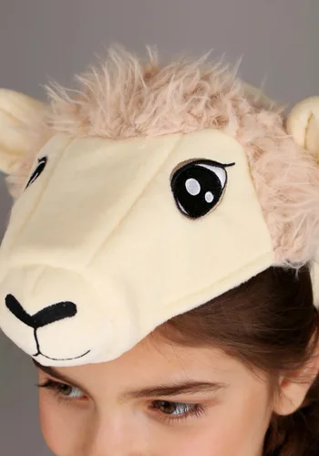 Vista 3 de Diadema de Peluche de Oveja Multicolor