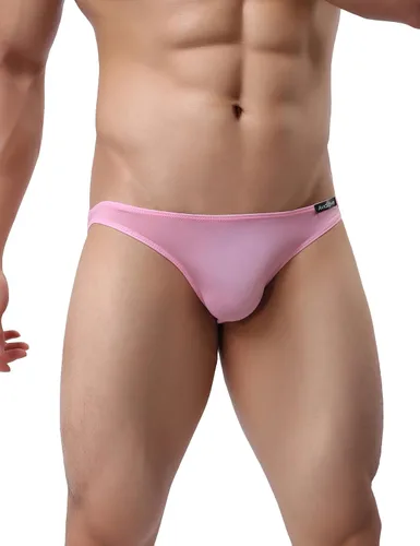 Vista 4 de Ropa interior para hombre, paquete de 4 unidades de slips clásicos con cintura baja elástica