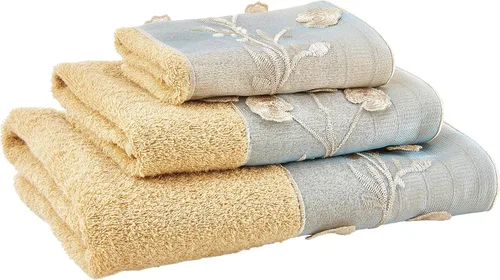 Vista 13 de Popular Bath Alfombra de baño con diseño de rosa degradado, azul