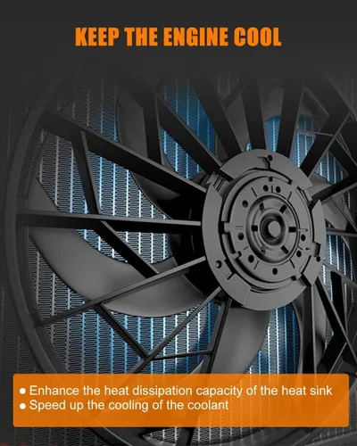 Vista 3 de Ventilador de refrigeración eléctrico automotriz 2011-2016 para Sienna 3.5L 2010-2015 para RX350 3.5L AZHZ 621-530 Conductor lado del pasajero/LH RH
