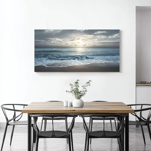 Vista 2 de 30"x 60" Large Wall Art Wall Decor Living Room Canvas Art Bedroom Office Black White Painting Picture Print on Canvas Wall Art for Living Room