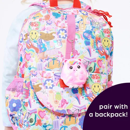 Vista 5 de Juguete antiestrés para niños, diseño de clip para mochilas y llaveros, actividades sensoriales divertidas para aliviar el estrés y concentrarse