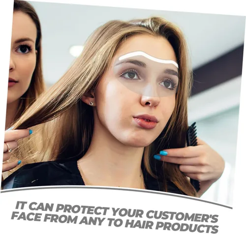 Vista 5 de Beaupretty 30 piezas de protectores faciales para corte de pelo, protectores faciales para peluquería, protectores de ojos ligeros para suministros