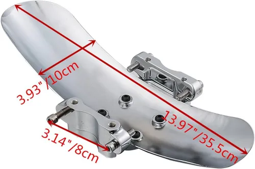 Vista 2 de Protector de guardabarros delantero para Harley Street XG750 XG500 2015-2020 cromado
