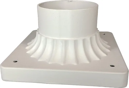 Vista 3 de Trans Globe Lighting, farol de exterior base cuadrada 3-1/4 pulgadas, Tradicional, Negro