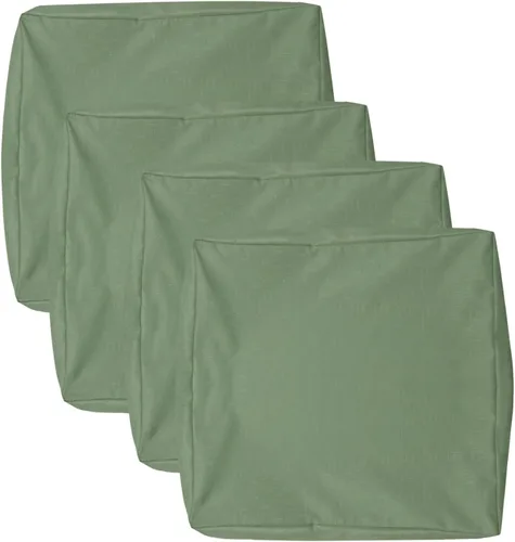 Vista 13 de Fundas de Cojines para Asientos de Patio, Fundas Deslizantes Lavables de Repuesto, Funda Impermeable para Cojín de Almohada de Silla de Muebles