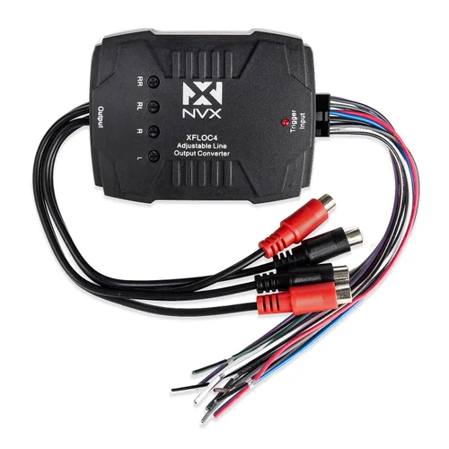 Vista 5 de NVX XFLOC2 - Convertidor de salida de línea ajustable de 2 canales y 80 W Con encendido remoto