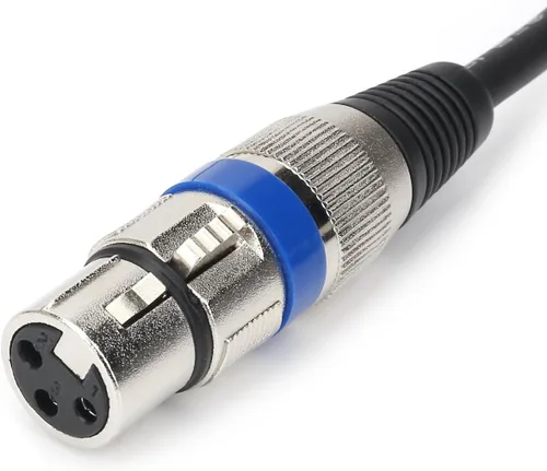 Vista 6 de Cable de XLR a 3.5mm (1/8 pulgadas) estéreo para micrófonos para videocámaras, cámaras DSLR, dispositivo de grabación de computadora y más - 1.6