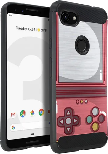 Vista 18 de CasesOnDeck - Funda compatible con Google Pixel 3A (2019) - Funda de TPU con patrón pictórico, flexible, delgada y elegante (astronauta)