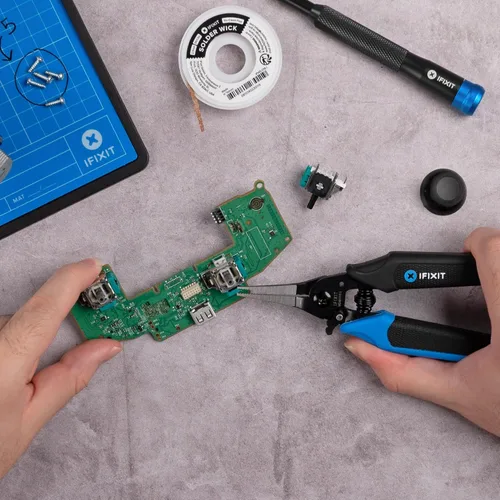 Vista 4 de iFixit Alicates de punta de aguja mandible, punta fina para reparaciones