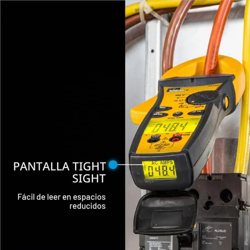 Vista 3 de IDEAL INDUSTRIES INC. 61-775 1000 Amp TightSight - Abrazadera Medidor AC/DC con TRMS, corriente y voltaje RMS verdaderos, CATIII para 1000 V, CATIV