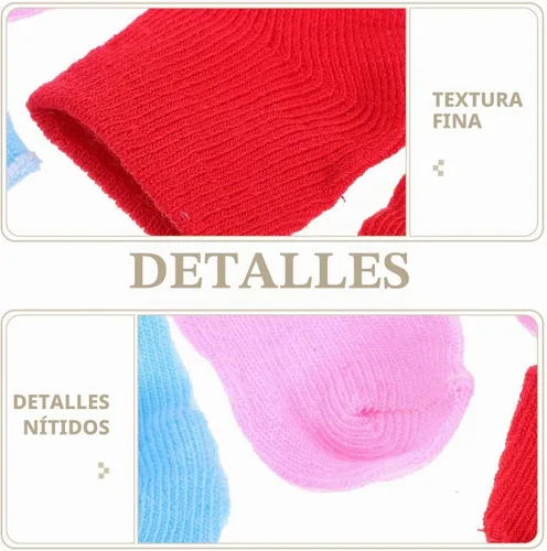 Vista 6 de NUOBESTY 6 pares de calcetines de muñeca mini calcetín ropa de bebé figura de acción accesorios para muñeca