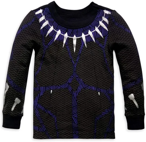 Vista 2 de Marvel Disfraz de Pantera Negra PJ PALS para niños, talla 2