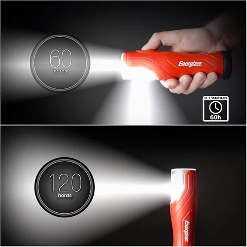 Vista 6 de Energizer WeatherReady - Luz LED flotante de mano, 100 lúmenes, IPX7 impermeable, linterna LED de plástico duradero, gran linterna impermeable