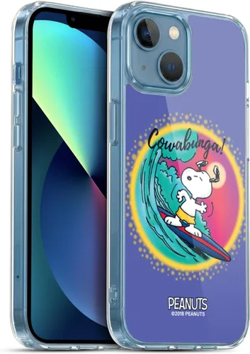 Vista 81 de Head Case Designs Funda de gel con licencia oficial de Peanuts Beach Surf Snoopy Boardwalk Airbrush [protección de grado militar] compatible