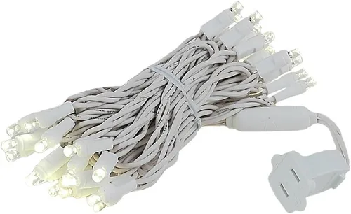 Vista 11 de Novelty Lights Luces LED Mini de Manualidades de 8.5 Pies con 20 Luces, LEDs Multicolor en Cable Blanco, Cable de 24 Pulgadas, Cadena de Luces
