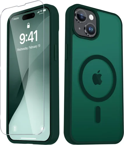 Vista 884 de Funda para Google Pixel 10 Pro XL, cubierta magnética mate, color negro Fit for MagSafe, Screen Protector included, Shockproof Military Grade
