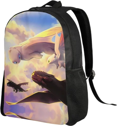 Vista 2 de Mochila de anime de viaje para mujeresniños, mochila informal cómoda, mochila escolar