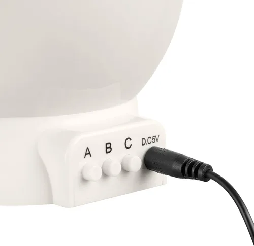Vista 7 de Globe Electric Proyector LED 13766 integrado que cambia de color con luz nocturna, 4 patrones de proyección intercambiables, difusor de cúpula