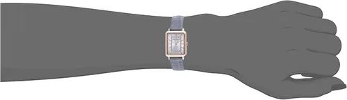 Vista 5 de Anne Klein AK3820 Reloj con correa de grano de cocodrilo acentuada con purpurina