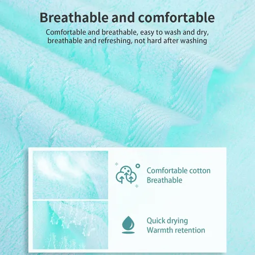 Vista 3 de Alipis 2 piezas de toallas de baño para adultos, toallas de baño de lujo, sábanas suaves de 40 x 80 pulgadas, gran envoltura decorativa
