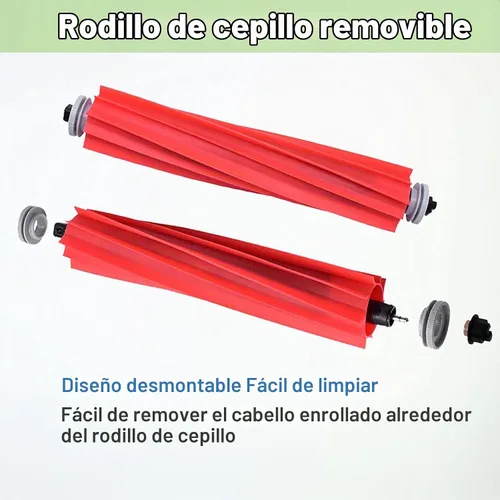 Vista 3 de Piezas de repuesto compatibles con Roborock Compatibles con Roborock S7 S7+ S7 MaxV, S7 MaxV Plus T7S T7 Plus T7S Plus Robot Aspiradora, 2 cepillos