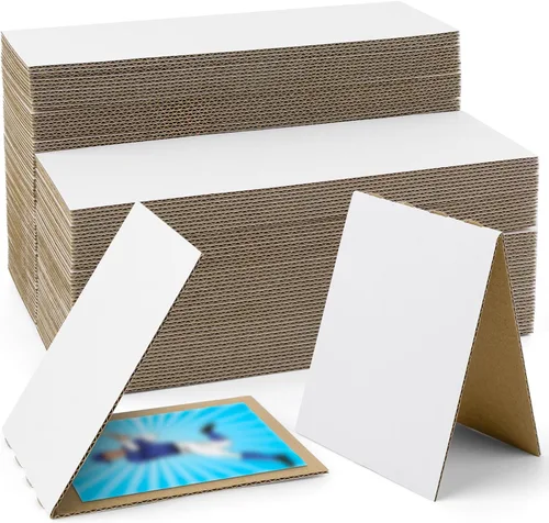 Vista 9 de Golden State Art Paquete de 100 protectores de tarjetas coleccionables de Blanco
