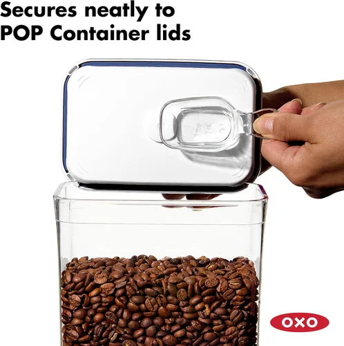 Vista 7 de OXO Molinillo de café con rebabas cónicas Brew + cuchara de café OXO Good Grips POP