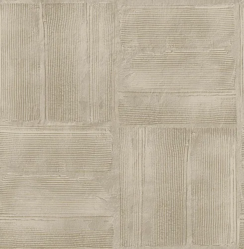 Vista 9 de RoomMates Papel pintado de yeso cuadrado dimensional beige despegar y pegar, RMK12680PLW