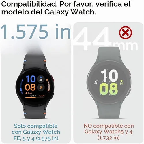 Vista 2 de Spigen Rugged Armor Pro para Galaxy Watch Band con funda TPU duradera