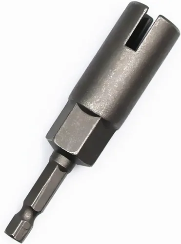 Vista 7 de 1 pieza de destornillador profundo de tuerca de ala, 1/4" de vástago hexagonal con ranura para tuerca de ala, herramienta de enchufe de tuerca
