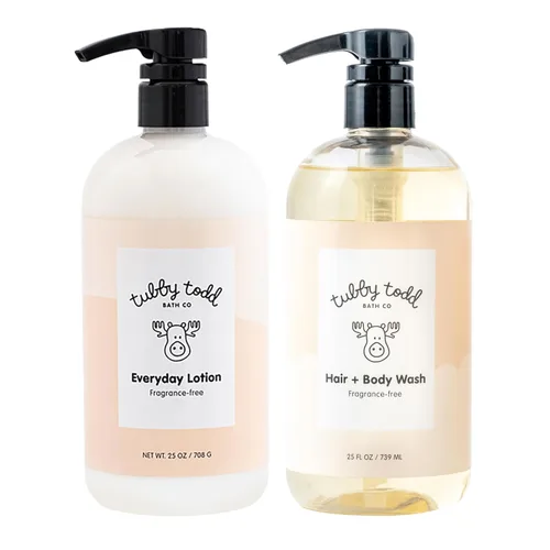Vista 9 de TUBBY TODD's Jabón Corporal para Bebé y Pomada para Todo el Cuerpo para Eccema Set - Cuidado de la Piel Suave, Hipoalergénico para Recién Nacidos