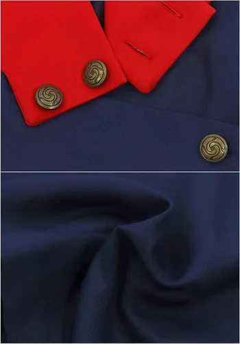 Vista 6 de DAZCOS Talla de EE. UU. Yuji Cosplay Disfraz con capucha Chaqueta Pantalones