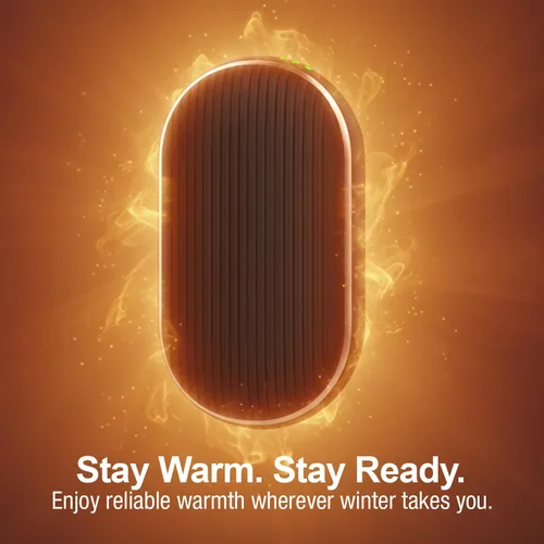 Vista 8 de Calentador de Manos Handy Heater Ultra - Recargable y Sin Cables con 3 Ajustes de Calor - Portátil, Alimentado por Batería, Ligero - Hasta 7 Horas
