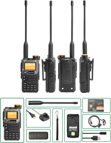 Vista 6 de QUANSHENG Walkie Talkie UV-K6 UV-K5 (8), largo alcance, firmware