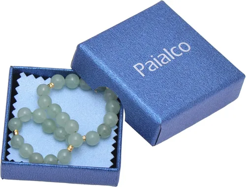Vista 8 de Paialco Pulsera elástica de cuentas naturales o creadas de 0.236 in, pequeña para niñas y mujeres, 6.5 pulgadas