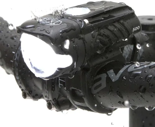 Vista 2 de NiteRider Swift 500 - Luz delantera para bicicleta Vmax+ 150 luces traseras para bicicleta, paquete combinado - USB recargable faro de bicicleta LED