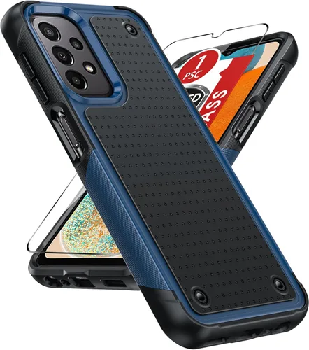 Vista 13 de LeYi Funda para Galaxy S21 FE-5G: Funda Samsung S21 FE con protector de pantalla, doble capa protectora de policarbonato duro y TPU suave Android