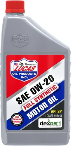 Vista 6 de Lucas Oil Aceite de motor sintético 10082 SAE 5W-20, 1 cuarto de galón
