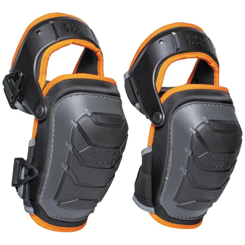 Vista 14 de KLEIN TOOLS 60897 Rodilleras para hombres y mujeres, que no marcan, rodilleras de trabajo estabilizadoras de servicio pesado, correas ajustables