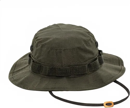 Vista 22 de Sombrero táctico Boonie Militar Sombrero Sombrero Camo Digital o Sólido Ala Ancha Sol Pesca Bush Booney Caza Headwear ACU Digital Camo