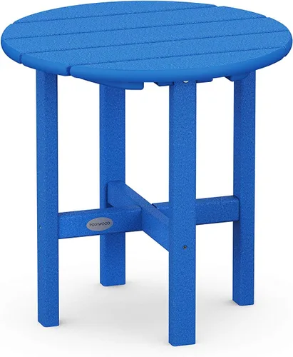 Vista 16 de POLYWOOD Mesa auxiliar redonda de 18" en azul marino