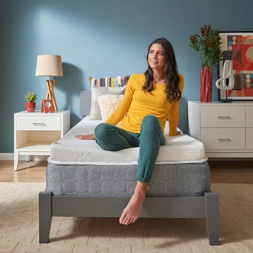 Vista 4 de Tempur-Pedic Paquete de cubrecolchón de espuma viscoelástica y almohada sinfonía Sensación suave de lujo
