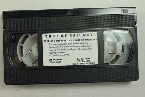Vista 3 de H&F Railroad Carroll James 1994 The H&F Railway VHS Tape