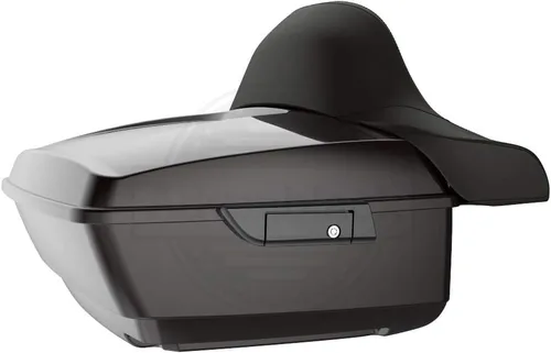 Vista 16 de Moto Onfire King Tour - Maletero con almohadilla de respaldo para Harley Touring 1997+ (Barracuda Silver)
