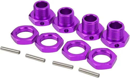 Vista 6 de 4pcs 17mm Wheel Hex Nuts Mount 4pcs for RC 1/5 TRAXS X-maX 77086-4 HSP RC Car - (Color: 4pcs)